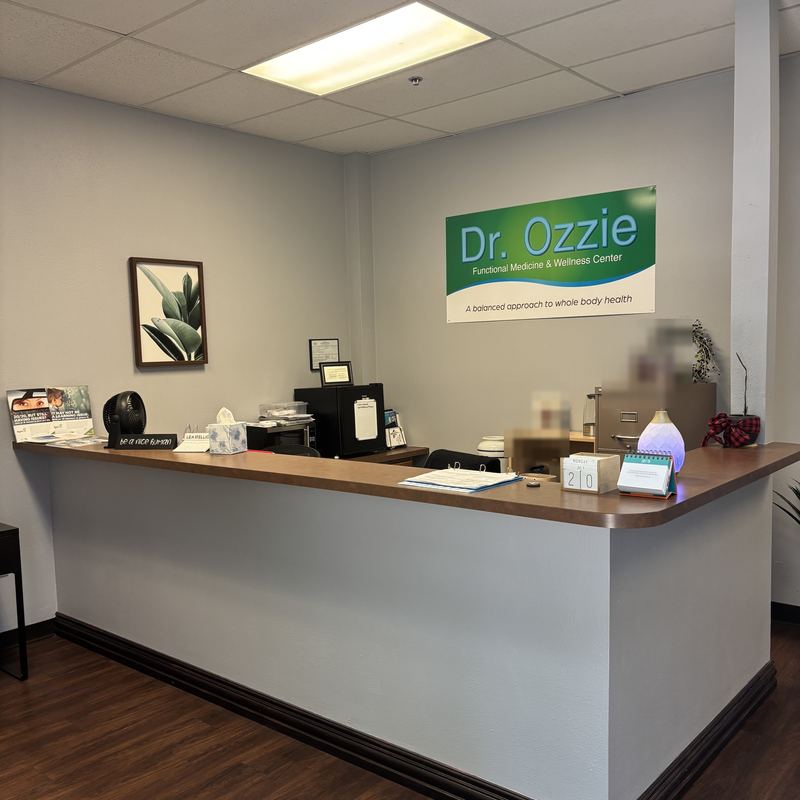 The front desk at the Flower Mound office